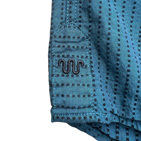 King Ranch Polka Dot Western Button-Up Shirt Men's Sz M - Picture 4 of 8
